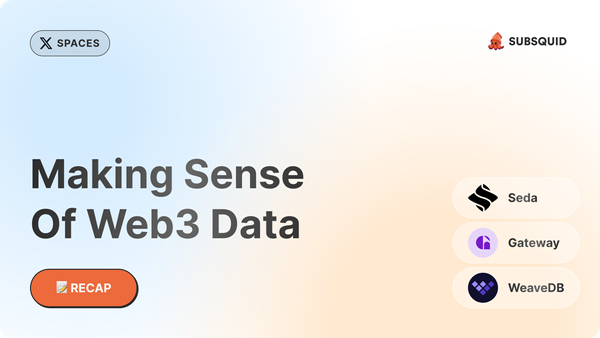 Making Sense of Web3 Data