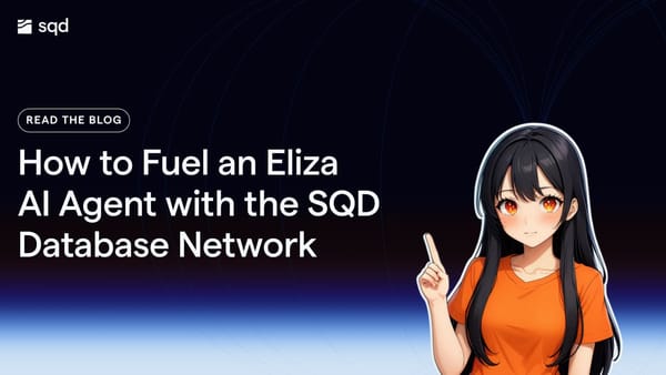 Fuel Your Eliza AI Agent with SQD